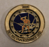 1st Reconnaissance Squadron U2 Black Lady Spy Plane CIA Serial #194 Air Force Challenge Coin