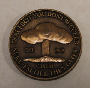 Nuclear Specialist 2W2 Air Force Challenge Coin Version 1.