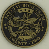 Naval Special WArfare Special Boat Team 22 SBT-22 SEAL Challenge Coin