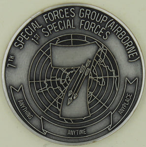 7th Special Forces Group Airborne Original Army Challenge Coin