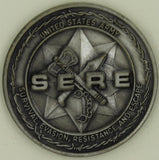 Special Forces Survival Evasion Resistance and Escape SERE Army Challenge Coin