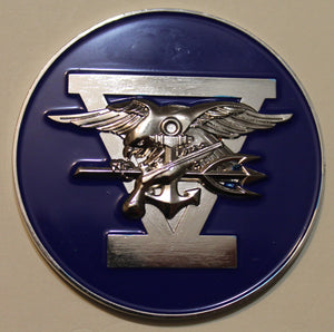 SEAL Team 5 / Five Chaplain Navy Challenge Coin