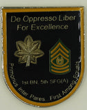 5th Special Forces Group Airborne 1st Battalion Green Berets Army Challenge Coin