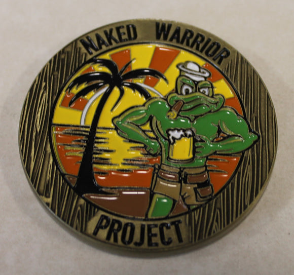 Naked Warrior Project G/1 Naval Special Warfare Navy SEAL Challenge Coin