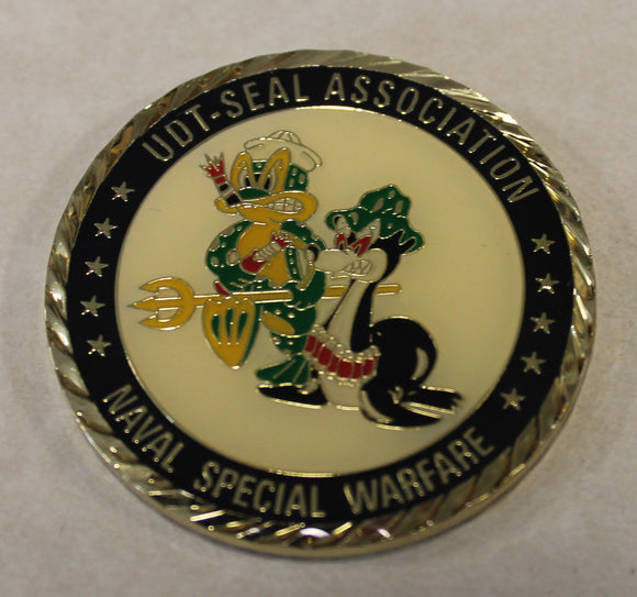 Underwater Demolition Team UDT- SEAL Association Naval Special Warfare Navy Challenge Coin