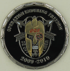 20th Special Forces Group Airborne 2nd BN A Company ser#080 Army Challenge Coin