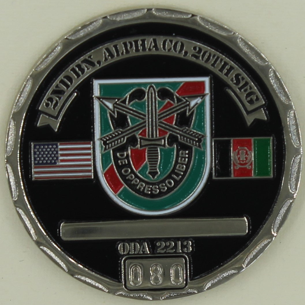 20th Special Forces Group Airborne 2nd BN A Company ser#080