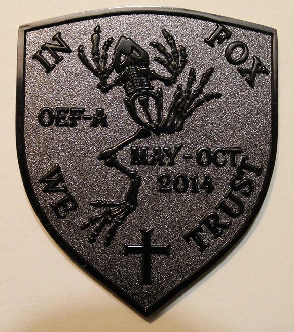 SEAL Team 7 / Seven Foxtrot F Platoon Operation ENDURING FREEDOM Afghanistan Navy Challenge Coin