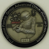 7th Special Forces Group Advanced Urban Combat and Sniper Detachment ser#087 Challenge Coin