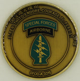 3rd Special Forces Group Airborne 3rd Battalion A Company ODA-3315 Combat Diver Challenge Coin