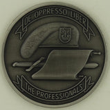 5th Special Forces Group Airborne Early 1980s Silver Finish Army Challenge Coin