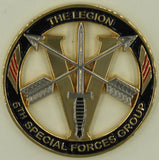 5th Special Forces Group Airborne The Legion Army Challenge Coin