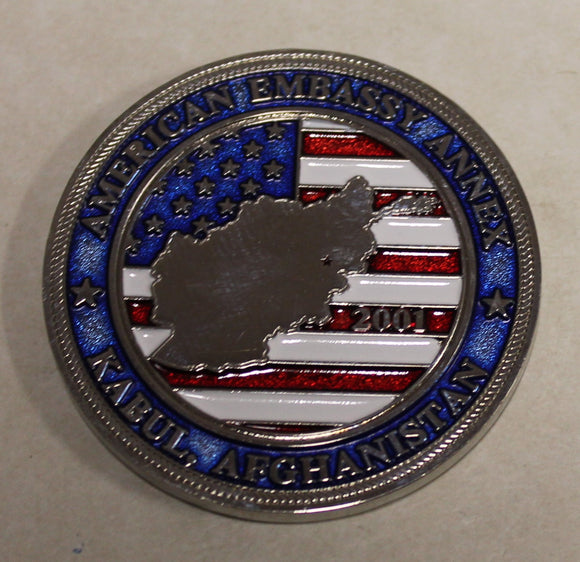 Central Intelligence Agency CIA Annex Hotel Ariana TALIBAR US Embassy Challenge Coin