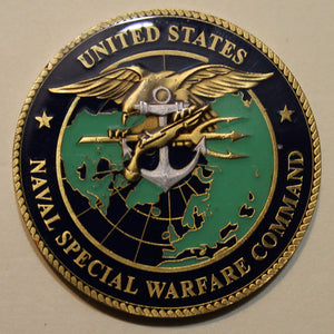 Naval Special Warfare Command Chief Petty Officer Navy SEAL Challenge Coin