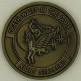 160th Special Operation Aviation Regiment SOAR Night Stalkers Army Challenge Coin