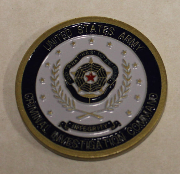 Criminal Investigation Command Army Challenge Coin