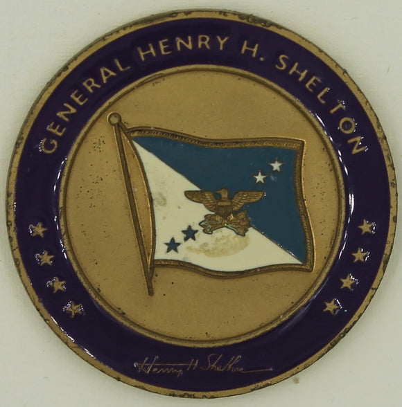 General Henry Shelton Chairman Joint Chiefs of Staff Army Challenge Coin