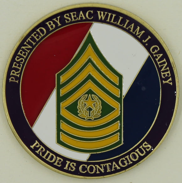 Sergeant Major William Gainey 1st Senior Enlisted Adviser Chairman Joint Chiefs of Staff Challenge Coin