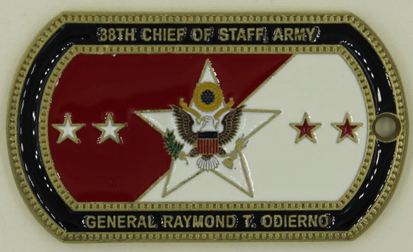 Chief of Staff Army 38th Chief General Raymond Odierno Challenge Coin