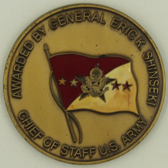 Chief of Staff of the Army Eric Shinseki Challenge Coin