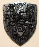 Naval Special Warfare Group 4 / Four Special Boat Team 12 SBT-12 Black CPO SEAL Navy Challenge Coin