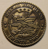Naval Special Warfare Group 4 / Four Special Boat Team 22 SBT-22 Bronze SEAL Navy CPO Challenge Coin