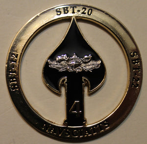 Naval Special Warfare Group 4 / Four Special Boat Teams 12/20/22 SEAL Navy Challenge Coin