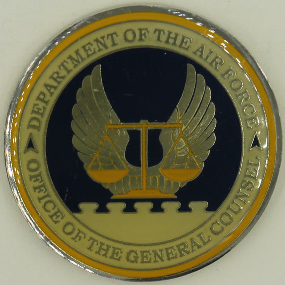 Office of General Council Commander Air Force Challenge Coin