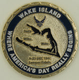 Pacific Air Forces PACAF Commander ser#078 Wake Island Day Begins Challenge Coin