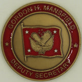 Deputy Secretary of Veteran Affairs Gordon Mansfield Challenge Coin