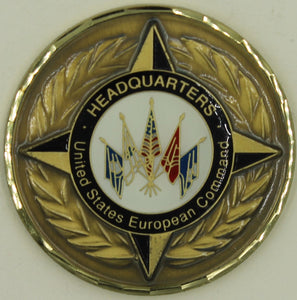 Headquarters United States European Command 4-Star Air Force Challenge Coin