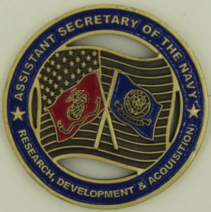 Honorable Delores Etter Assistant Secretary of the Navy Challenge Coin