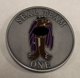 Naval Special Warfare SEAL Team 1 / One Troop 2 / Two (3-Platoon D, E, & F) Navy Challenge Coin