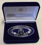 President Donald Trump and Vice President Mike Pence Serialized COVID Task Force Challenge Coin