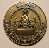 Expolsive Ordnance Disposal EOD Kings Bay, GA Detachment DET Diver / Dive Navy Challenge Coin
