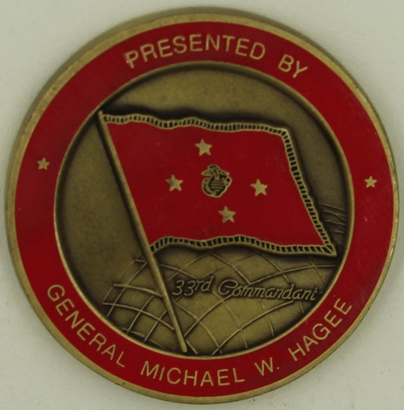 General Michael W Hagee 33rd Commandant Marine Corps Challenge Coin