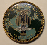 Naval Special Warfare Group 4 / Four SEAL Navy Challenge Coin