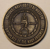 Naked Warrior UDT / SEAL Fort Pierce Florida Museum Navy Challenge Coin