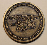 Naked Warrior UDT / SEAL Fort Pierce Florida Museum Navy Challenge Coin