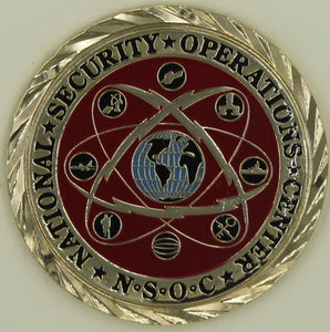 National Security Agency NSA Nation Security Operations Center NSOC Challenge Coin