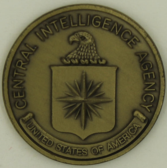 Central Intelligence Agency CIA Bronze Challenge Coin