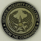 Aerospace Data Facility Southwest ADF-SW Commander Comm Ops Sq Challenge Coin