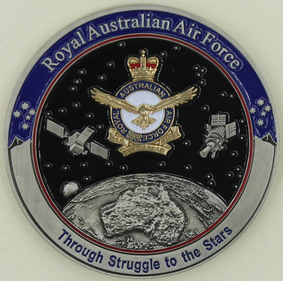 Australian Air Force Space Based Infrared Systems SBIRS NSA / CSS Buckley AFB NRO Aerospace Data Facility Colorado ADF-C 5 Eyes Challenge Coin