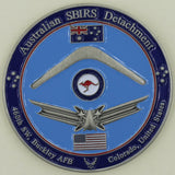 Australian Air Force Space Based Infrared Systems SBIRS NSA / CSS Buckley AFB NRO Aerospace Data Facility Colorado ADF-C 5 Eyes Challenge Coin