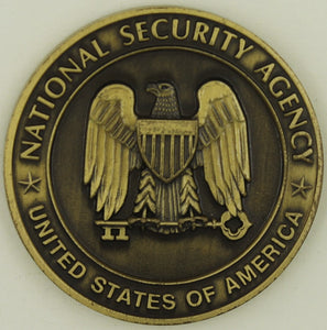 National Security Agency NSA Weapons & Space Challenge Coin