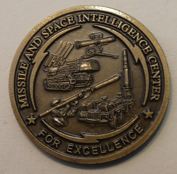 Defense Intelligence Agency DIA Missile & Space Intelligence Center Challenge Coin