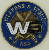 National Security Agency NSA Weapons & Space Challenge Coin