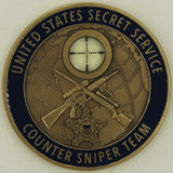 Secret Service Counter Sniper Team Challenge Coin
