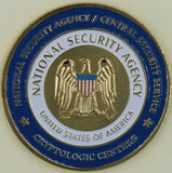 National Security Agency NSA Cryptologic Center Transition 2012 Challenge Coin