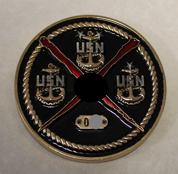 Naval Special Warfare SEAL Team 10 Chiefs Mess Serial #'d Navy Challenge Coin